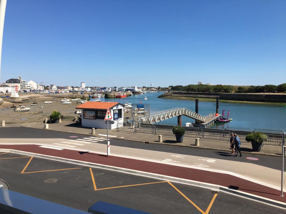 Vue Panoramique Port Et Ocean Lägenhet Saint-Gilles-Croix-de-Vie Exteriör bild