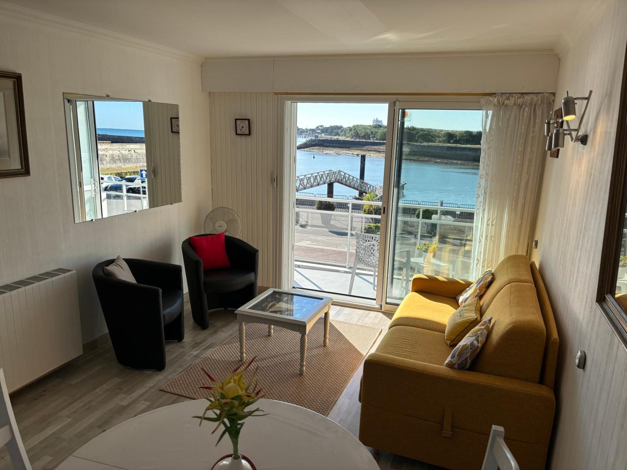 Vue Panoramique Port Et Ocean Lägenhet Saint-Gilles-Croix-de-Vie Exteriör bild